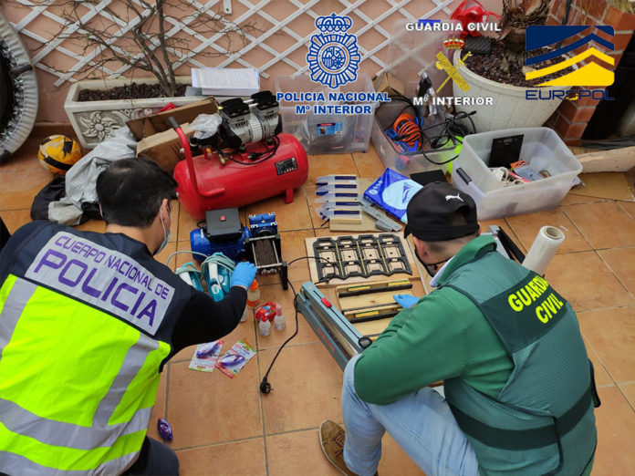 Operación conjunta de la Guardia Civil, Policía Nacional y EUROPOL