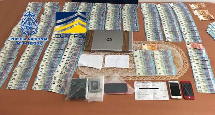 Operación de la Policía Nacional con la colaboración de EUROPOL