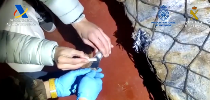 Detenido un polizón que transportaba más de 100 kilos de cocaína en un buque mercante