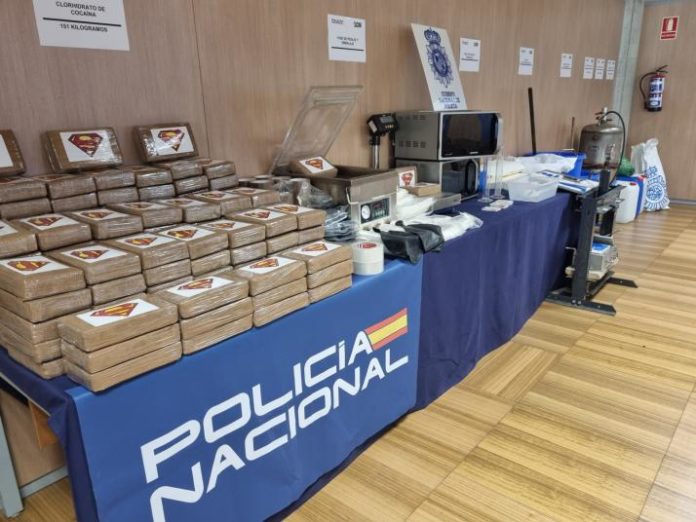 Desmantelado el mayor laboratorio clandestino de Europa de procesamiento de pasta base de cocaína