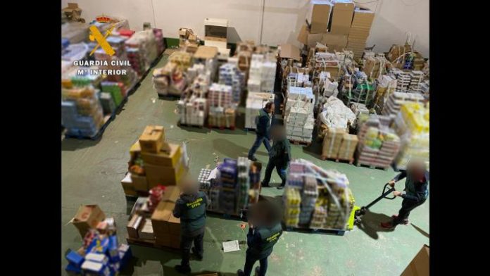 Intervenido más de 16 toneladas de alimentos no apto para el consumo humano