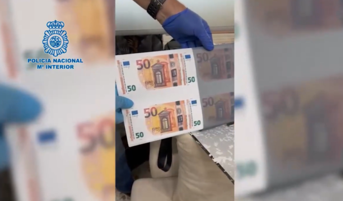 Detenido el autor de producir billetes falsos de 20 y 50 euros en Jerez de la Frontera