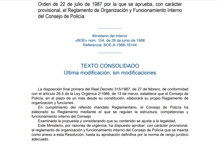 Elecciones al Consejo de la Policía Nacional