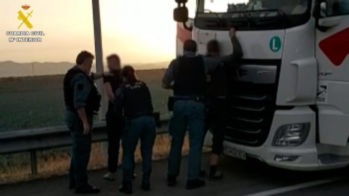 Robo de ropa en camiones en Navarra