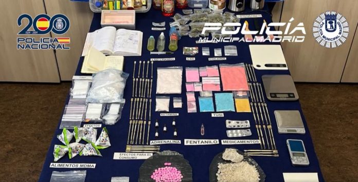 La Policía requisa fentanilo por primera vez en Madrid en un narcopiso de la periferia