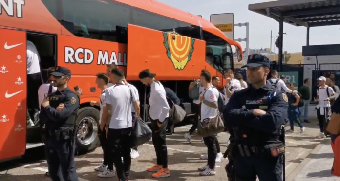 Despliegue policial en la previa de la final de la Copa del Rey en Sevilla