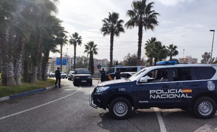 Control policial en Marbella
