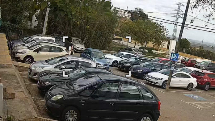 Cámaras de seguridad del lugar de los hechos