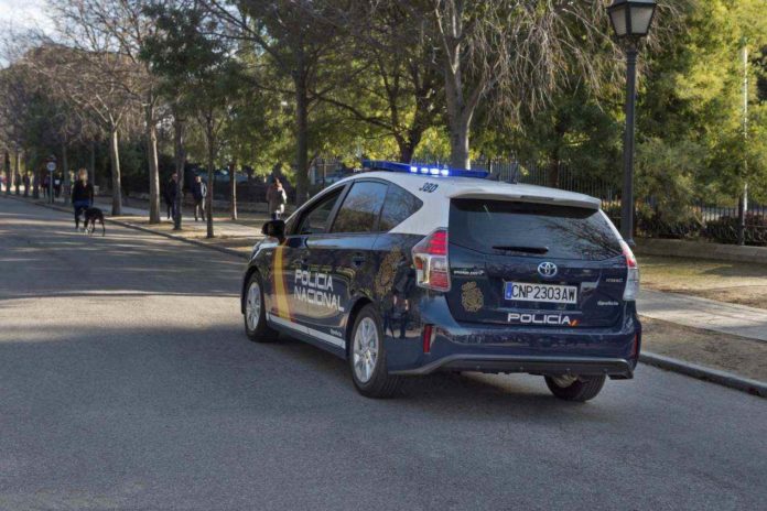 Un coche patrulla de la Policía Nacional